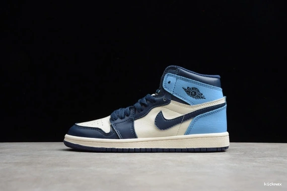 Air (555088-140) Kid University 1 Kids Obsidian 555088-140 Jordan Blue 0512
